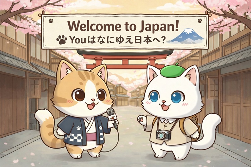 Why did you come to Japan? だけじゃない！What を使った自然な聞き方